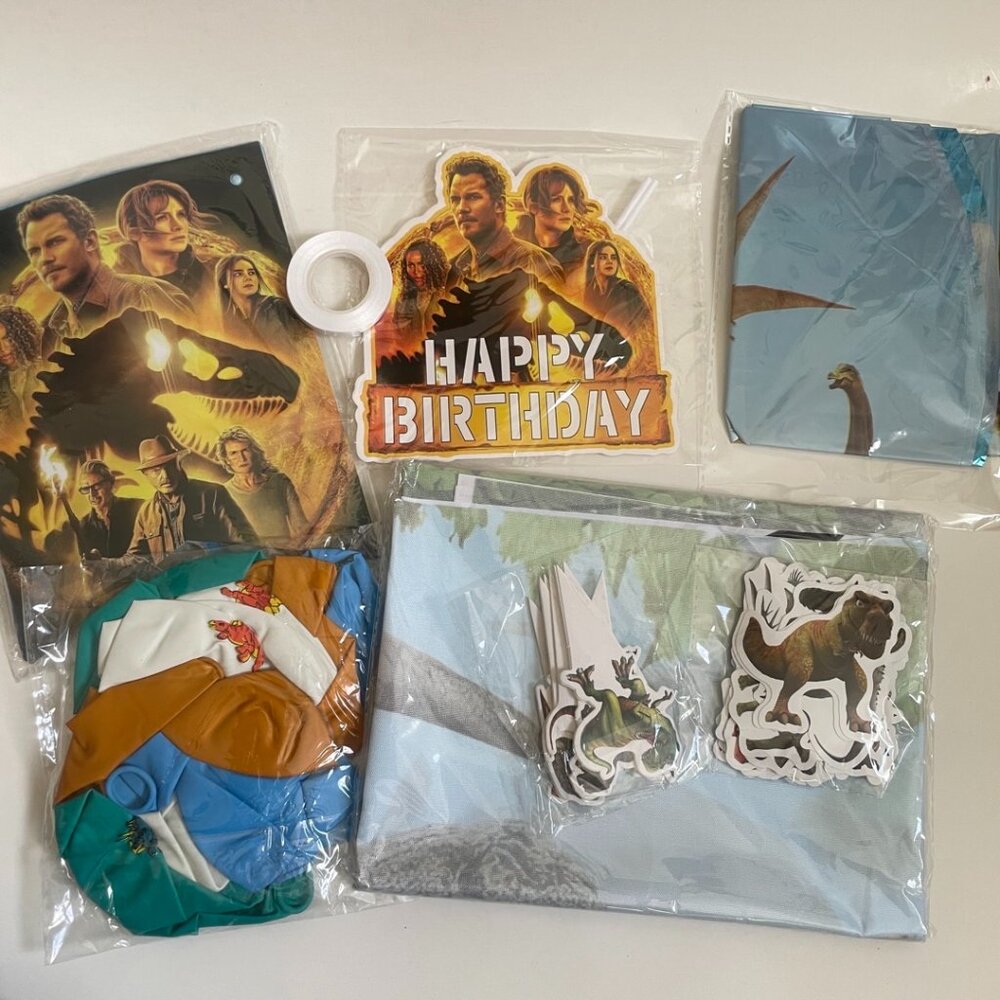Dinosaur Adventure Birthday Party Set